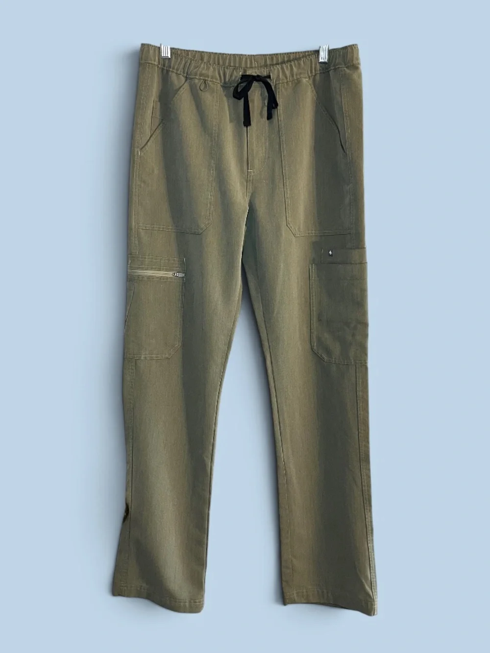 Figs MENS Cairo Heathered Olive (PO# 1449) Scrub Pants Size S NWOT